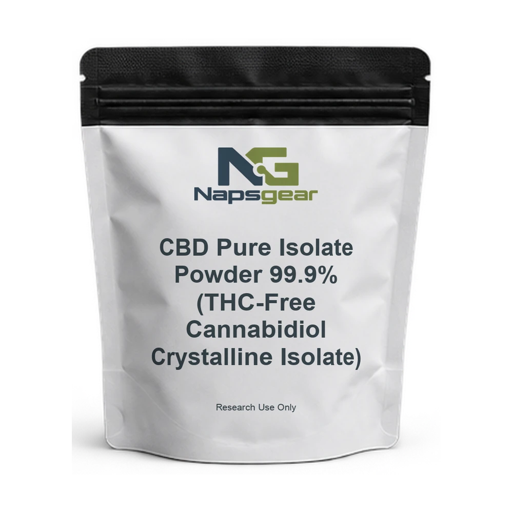 CBD Pure Isolate Powder 99.9% (THC-Free Cannabidiol Crystalline Isolate) — Napsgear