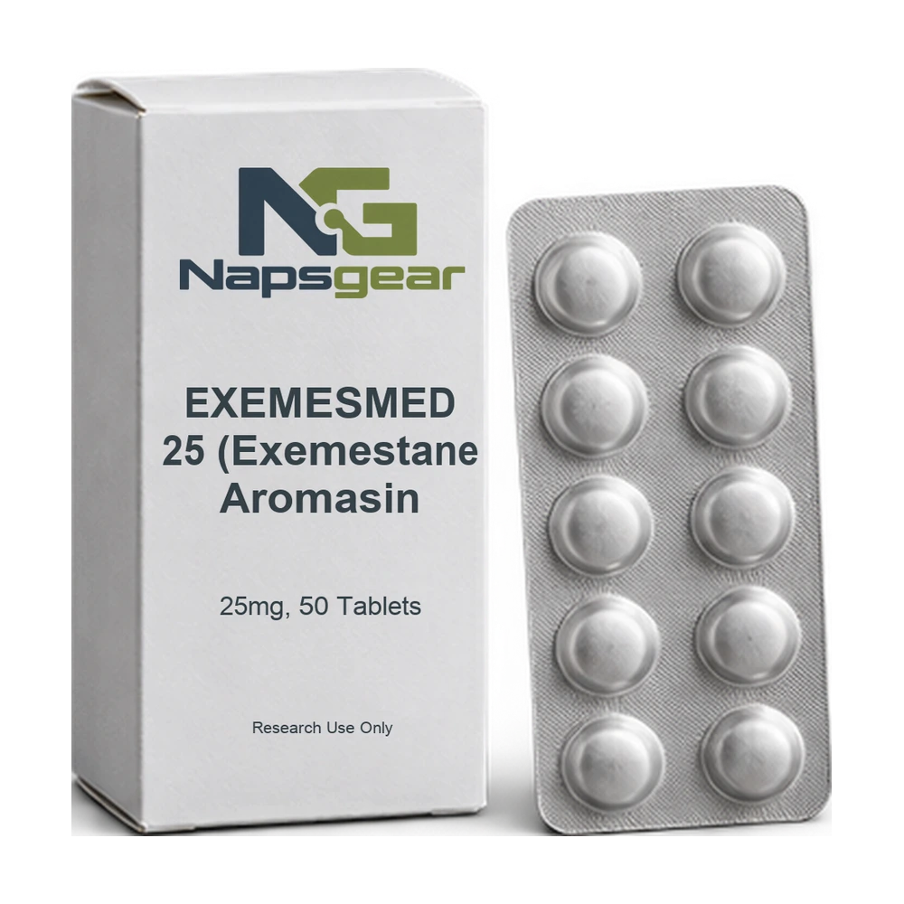 EXEMESMED 25 (Exemestane Aromasin 25mg, 50 Tablets) — Napsgear