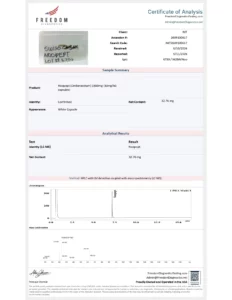 Noopept (Omberacetam), (30mg/capsule), 60 Capsules lab report