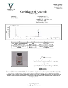 MK-677 (Ibutamoren), (10mg/capsule) 60 Capsules lab report